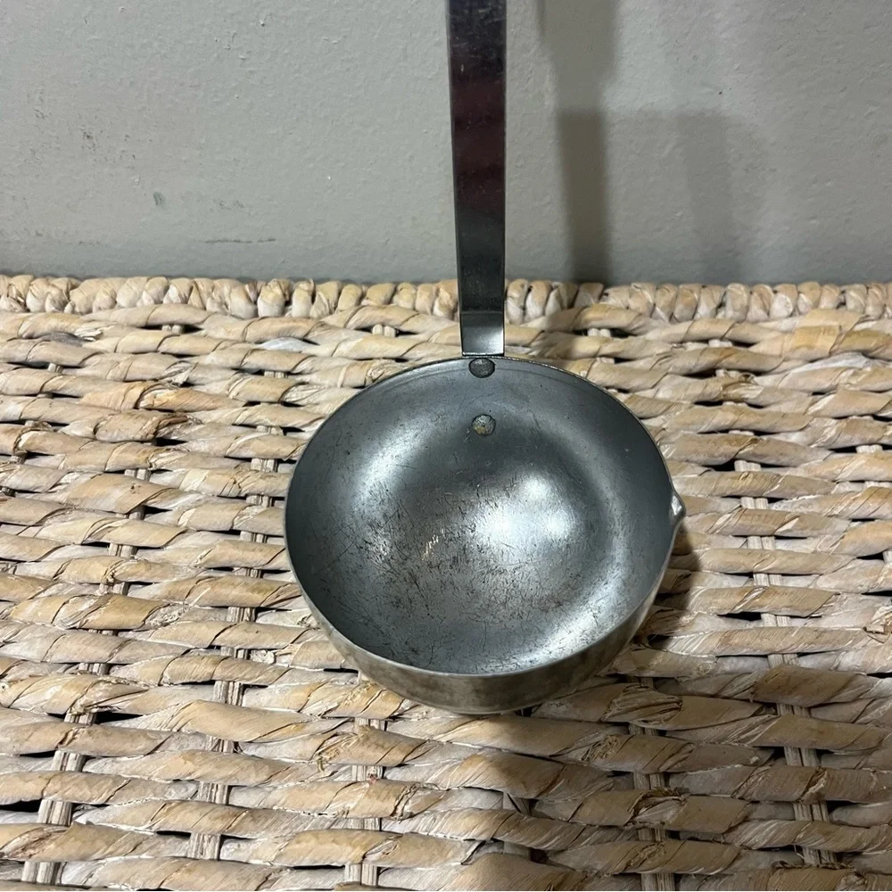 VTG Household Deluxe JAPAN ladle Soup Blue Dutch Pattern SERVING Kitchen Utensil